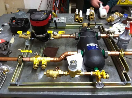 Hydronic heating panels